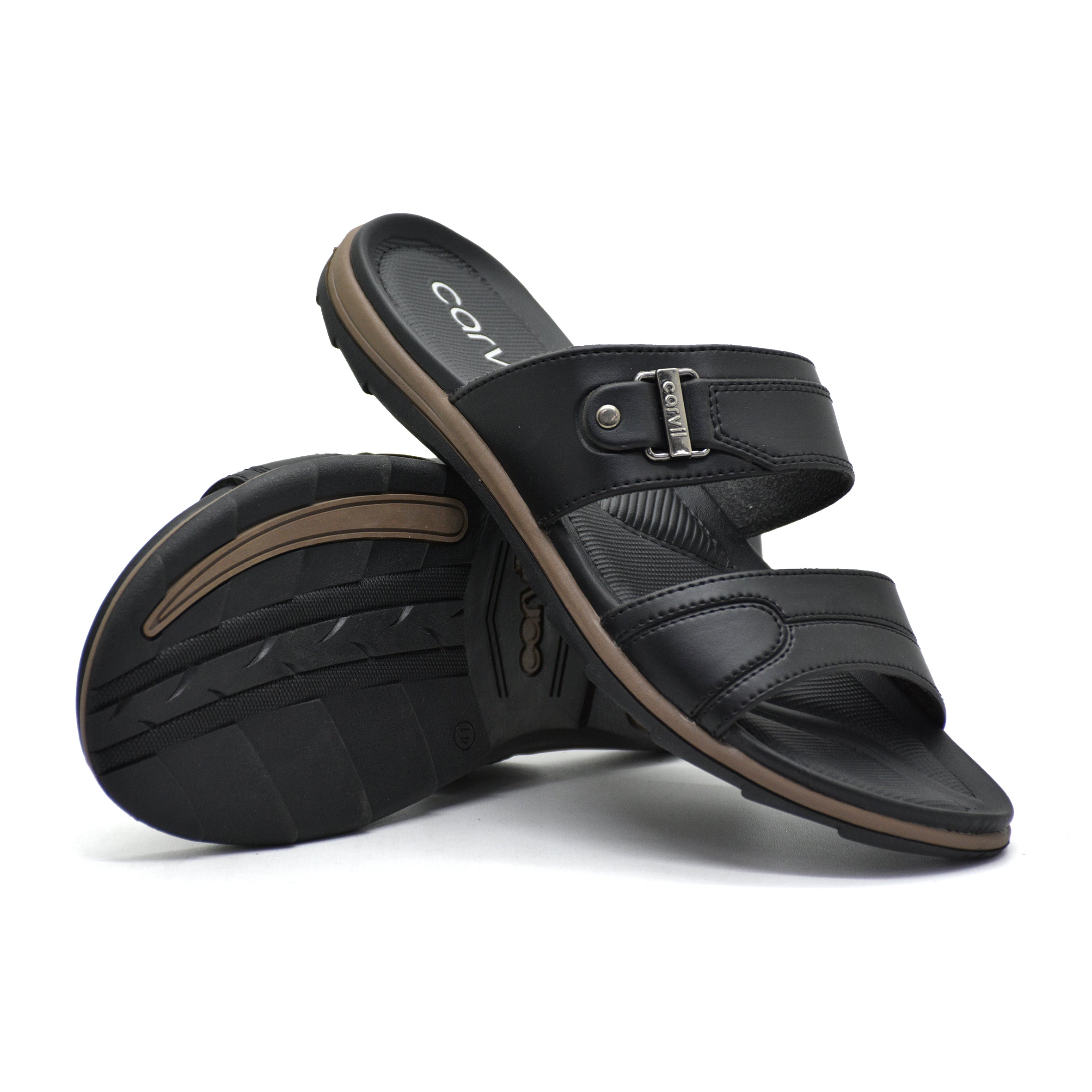 Carvil Sandal Pria ENVIO-02 M BLACK