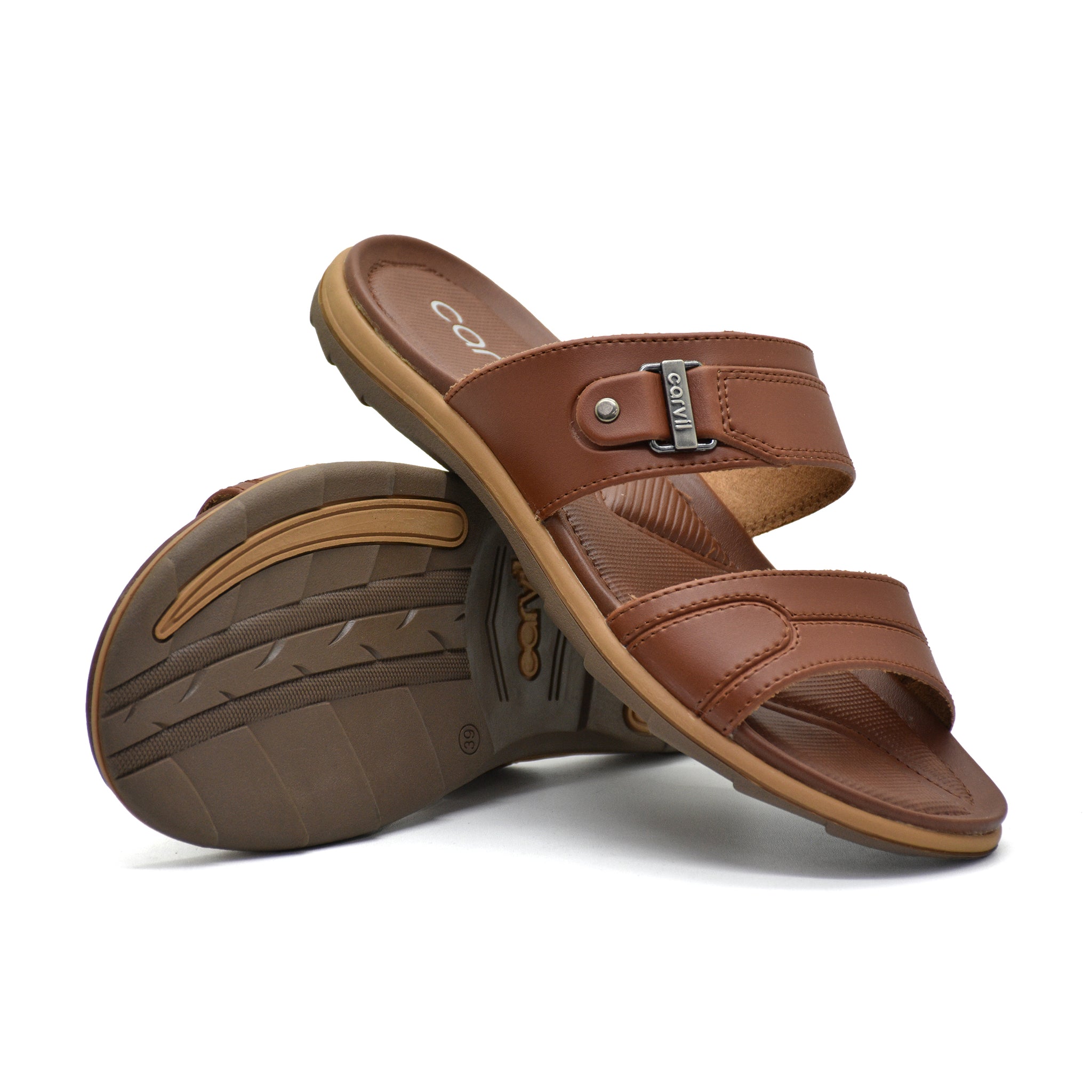 Carvil Sandal Pria Envio-02 Stone