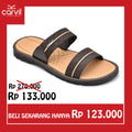 Carvil Sandal Pria ESPRESSO-02 M DARK BROWN