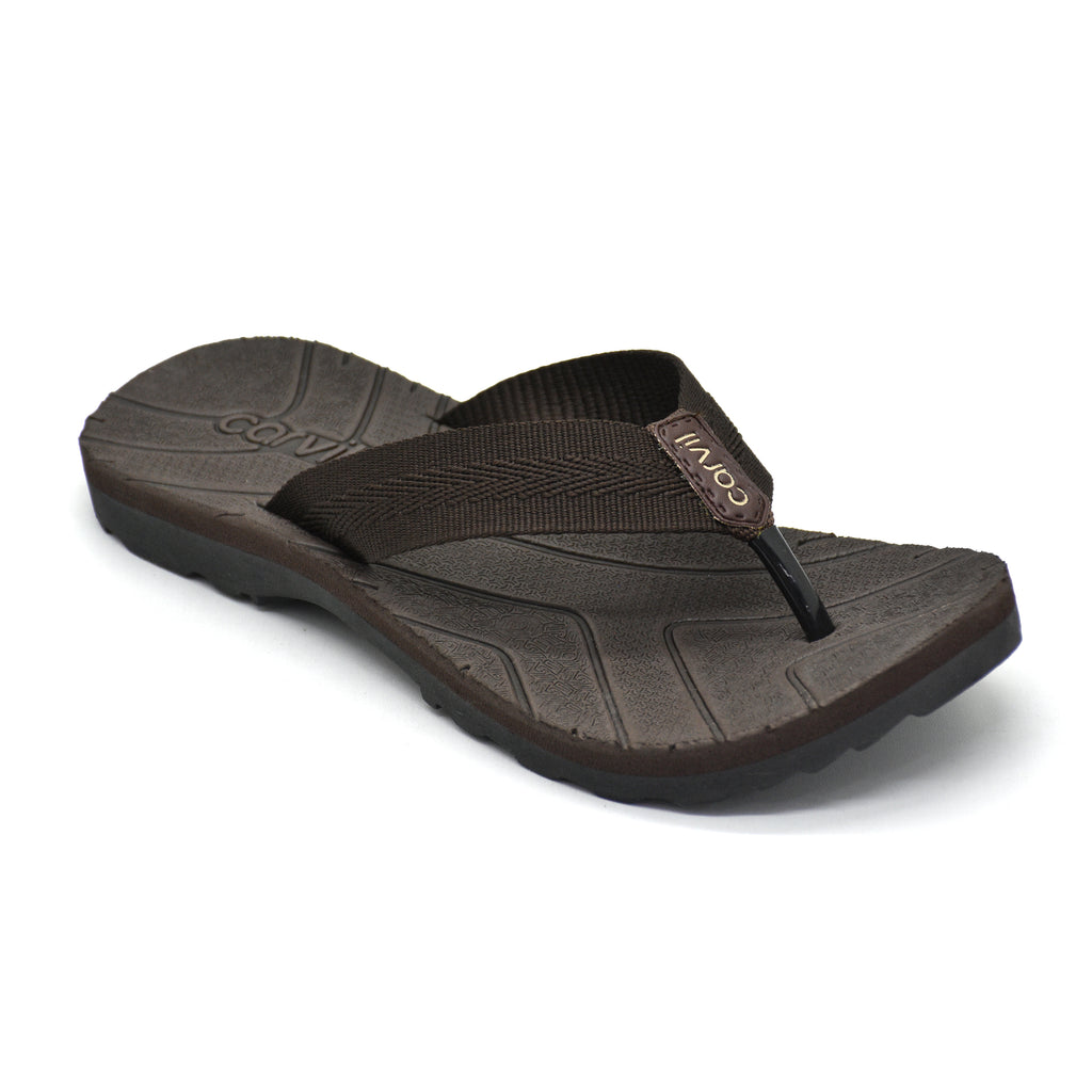 Carvil Sandal Pria EVANO-ME BROWN/BEIGE