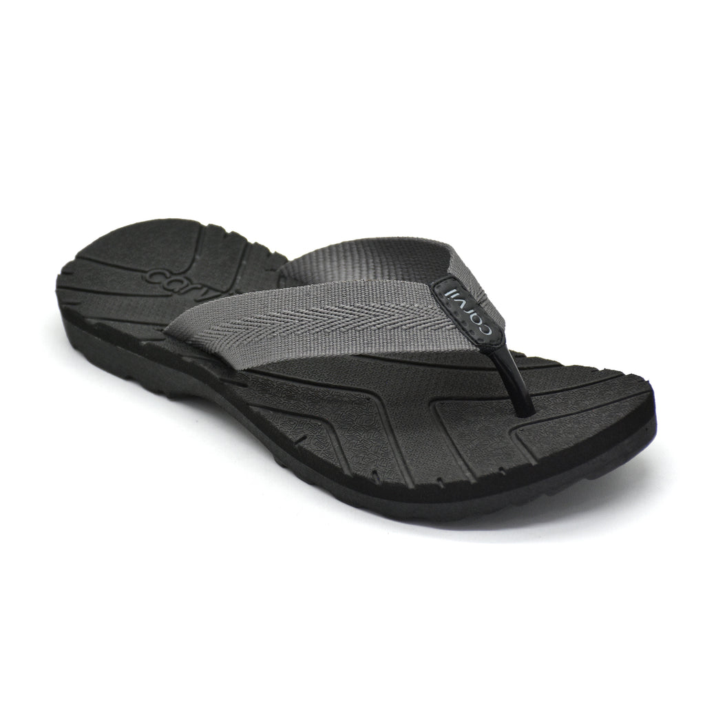 Carvil Sandal Pria EVANO-ME GREY/BLACK