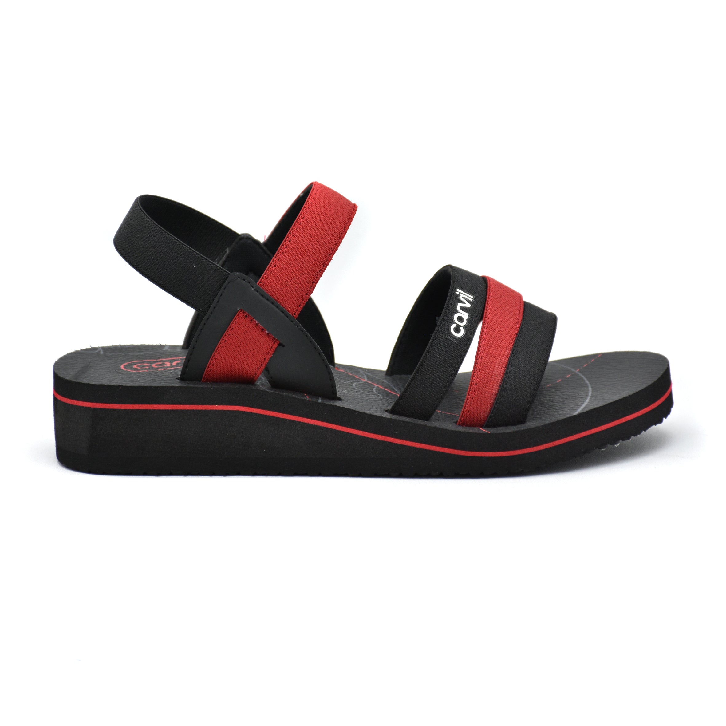 Carvil Sandal Wanita FARANISA-TB BLACK/RED