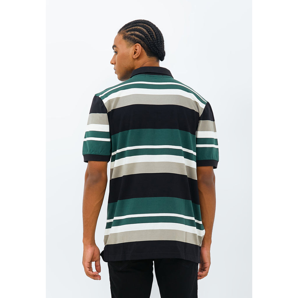 Carvil Polo Salur Pria FAZIO-03 BLACK/GREEN