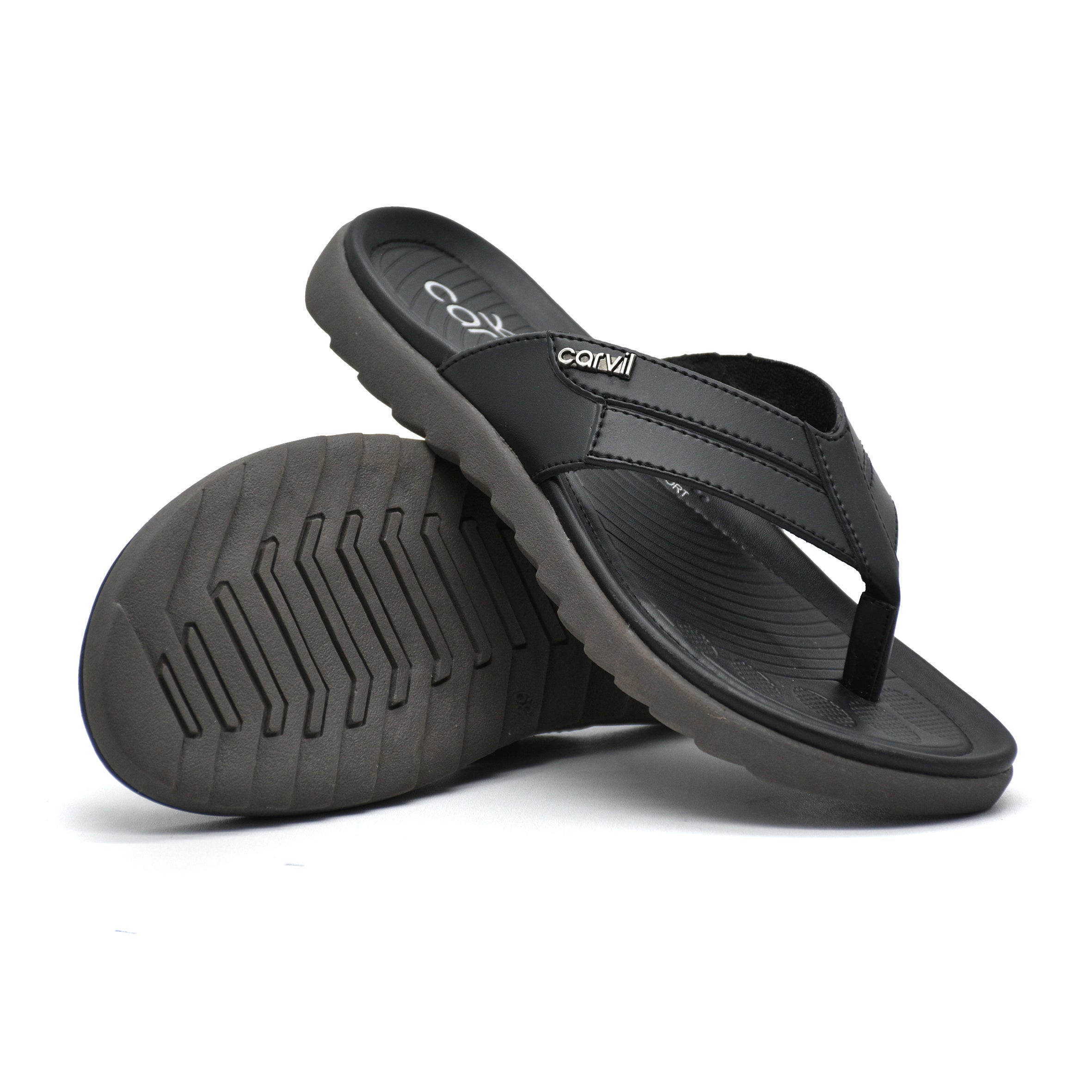 Carvil Sandal Pria FETINO-01 M BLACK