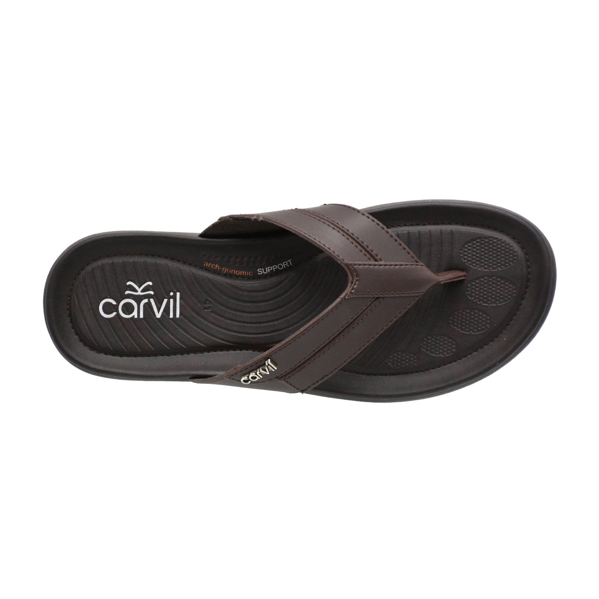 Carvil Sandal Pria FETINO-01 M DARK BROWN
