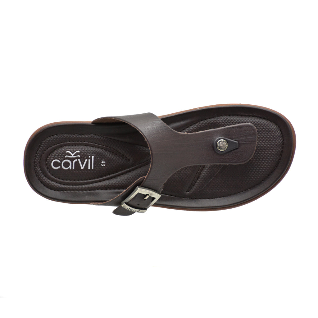Carvil Sandal Pria FIEGO-01 M DARK BROWN