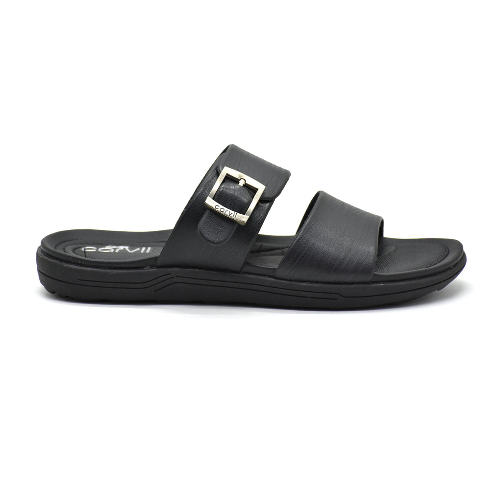 Carvil Sandal Pria FIEGO-02 M BLACK