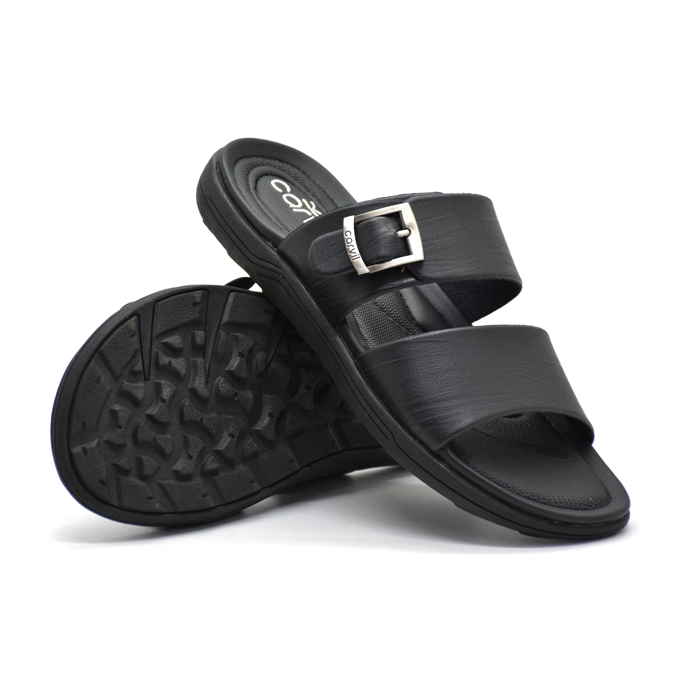 Carvil Sandal Pria FIEGO-02 M BLACK
