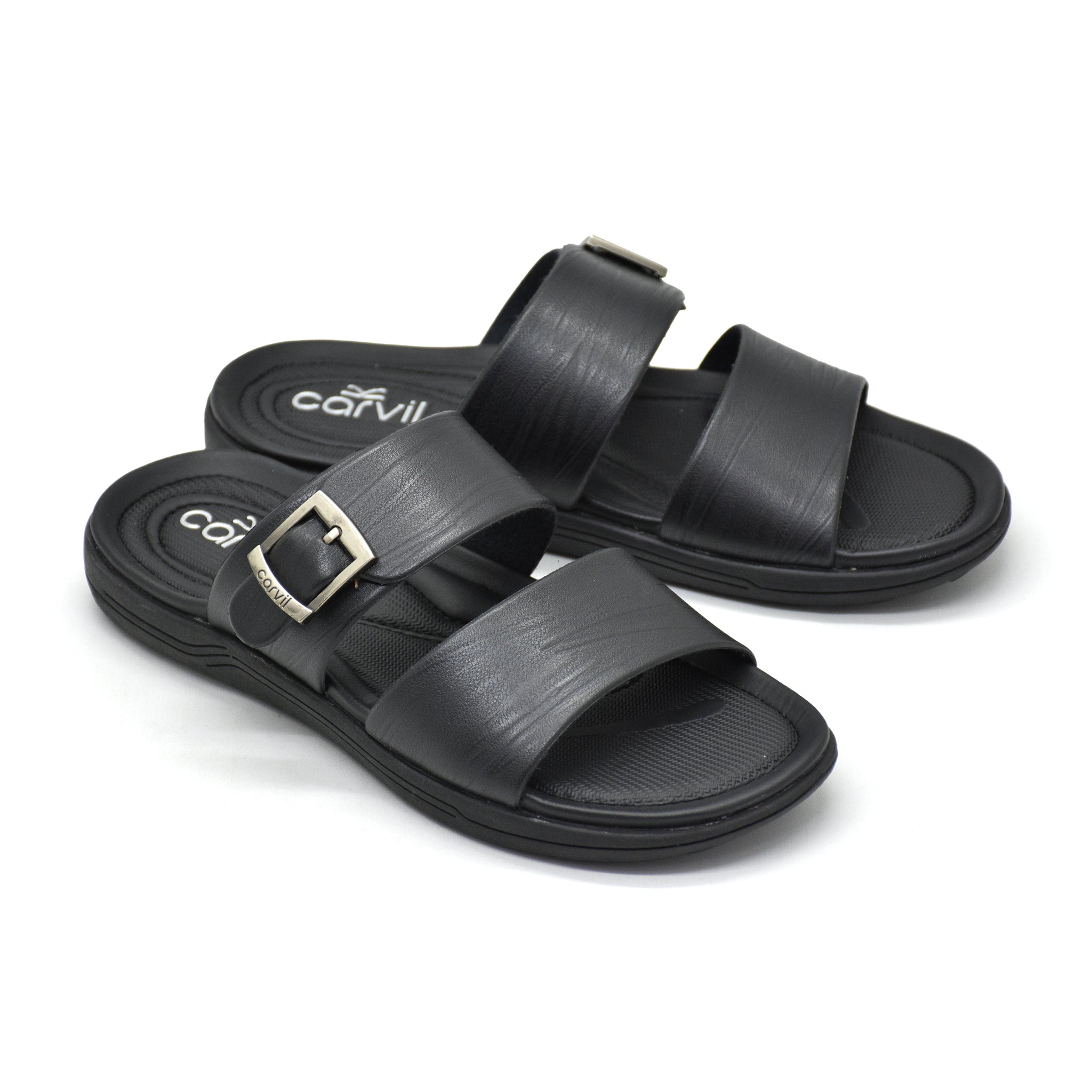 Carvil Sandal Pria FIEGO-02 M BLACK