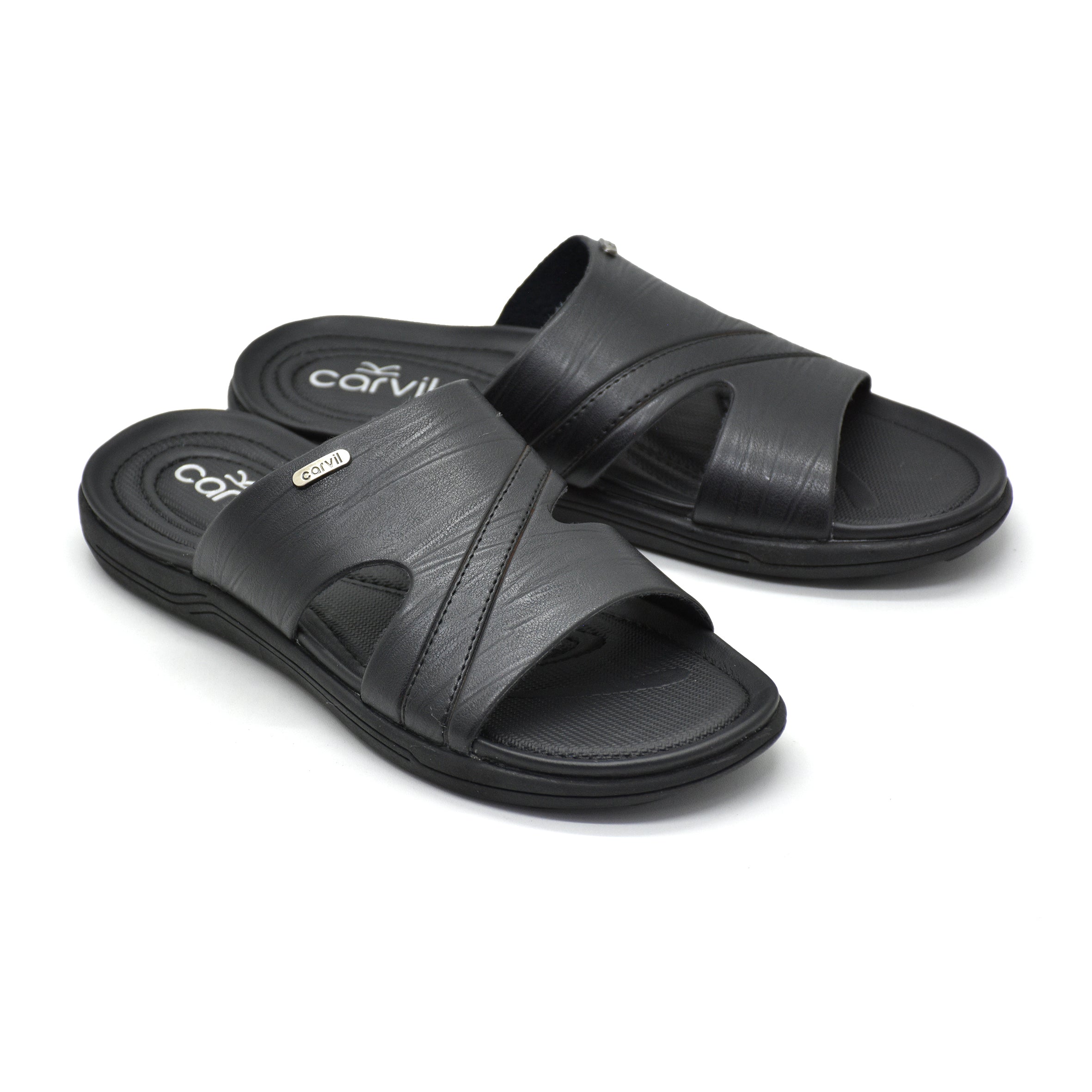 Carvil Sandal Pria FIEGO-03 M BLACK