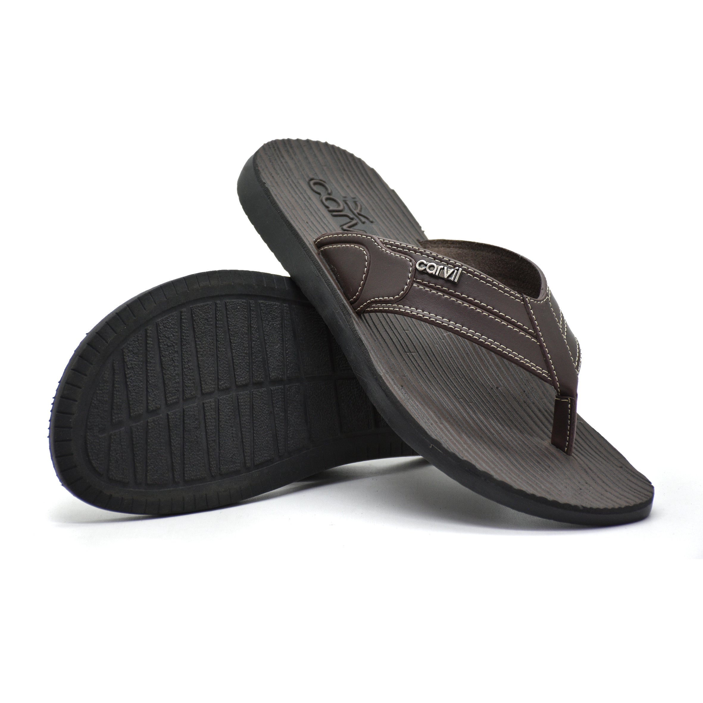 Carvil Sandal Pria FIRENO-01 M DARK BROWN