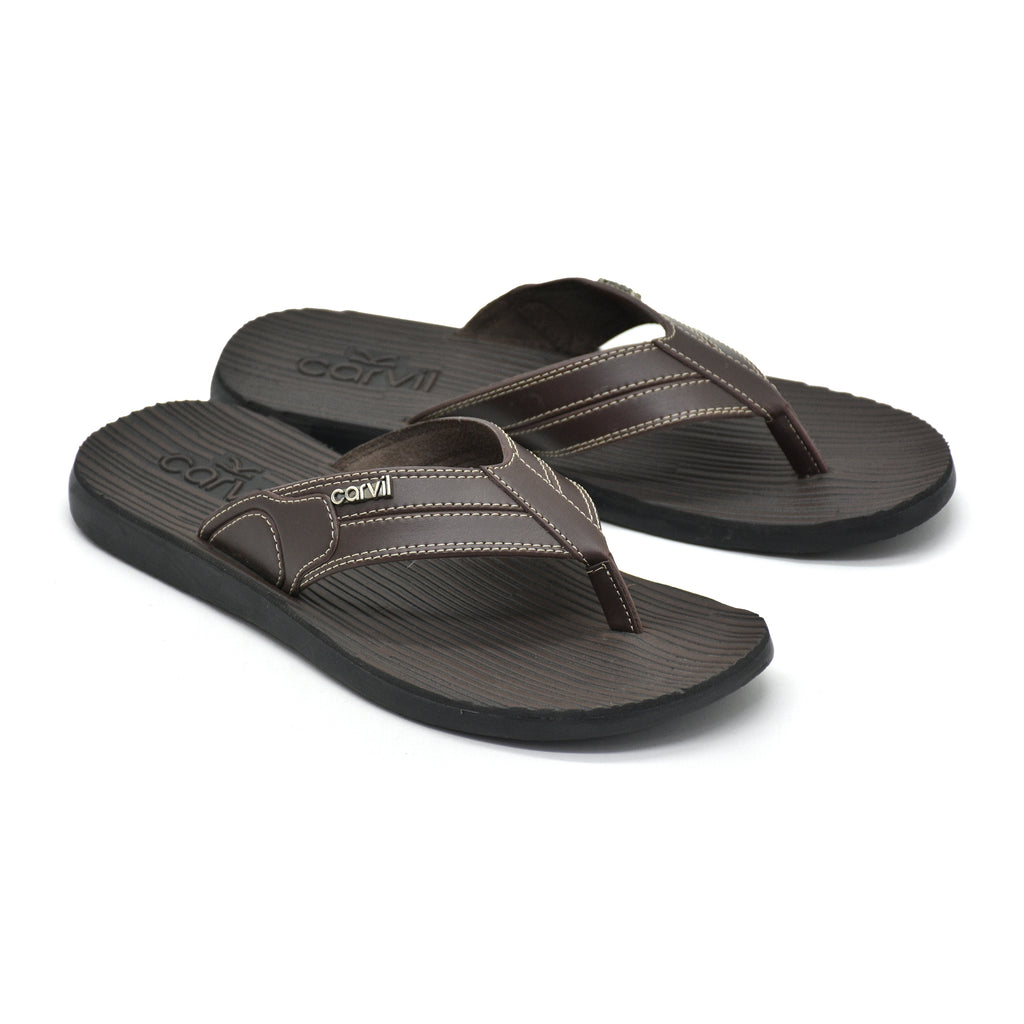 Carvil Sandal Pria FIRENO-01 M DARK BROWN