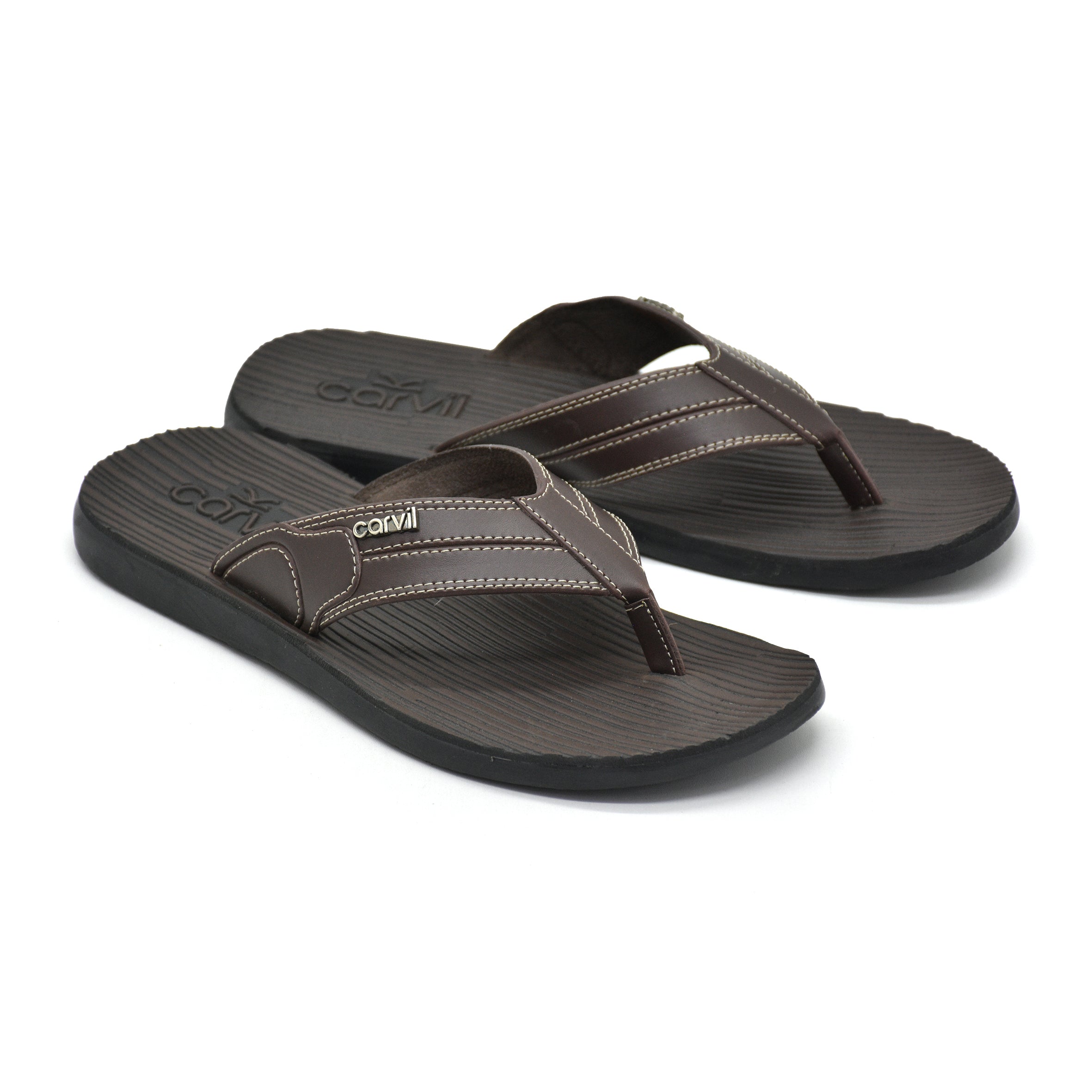 Carvil Sandal Pria FIRENO-01 M DARK BROWN
