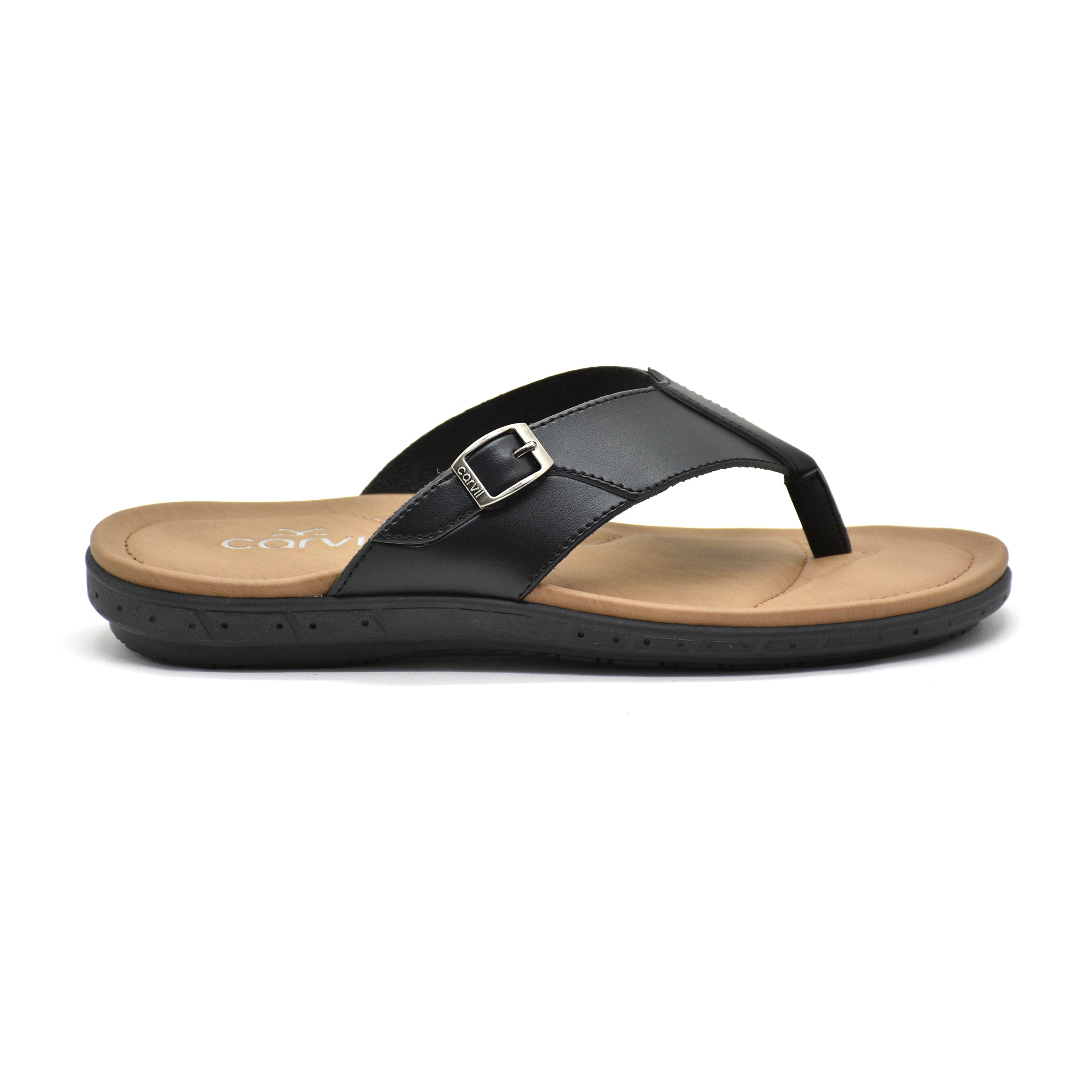 Carvil Sandal Pria FLAVO-01 M BLACK