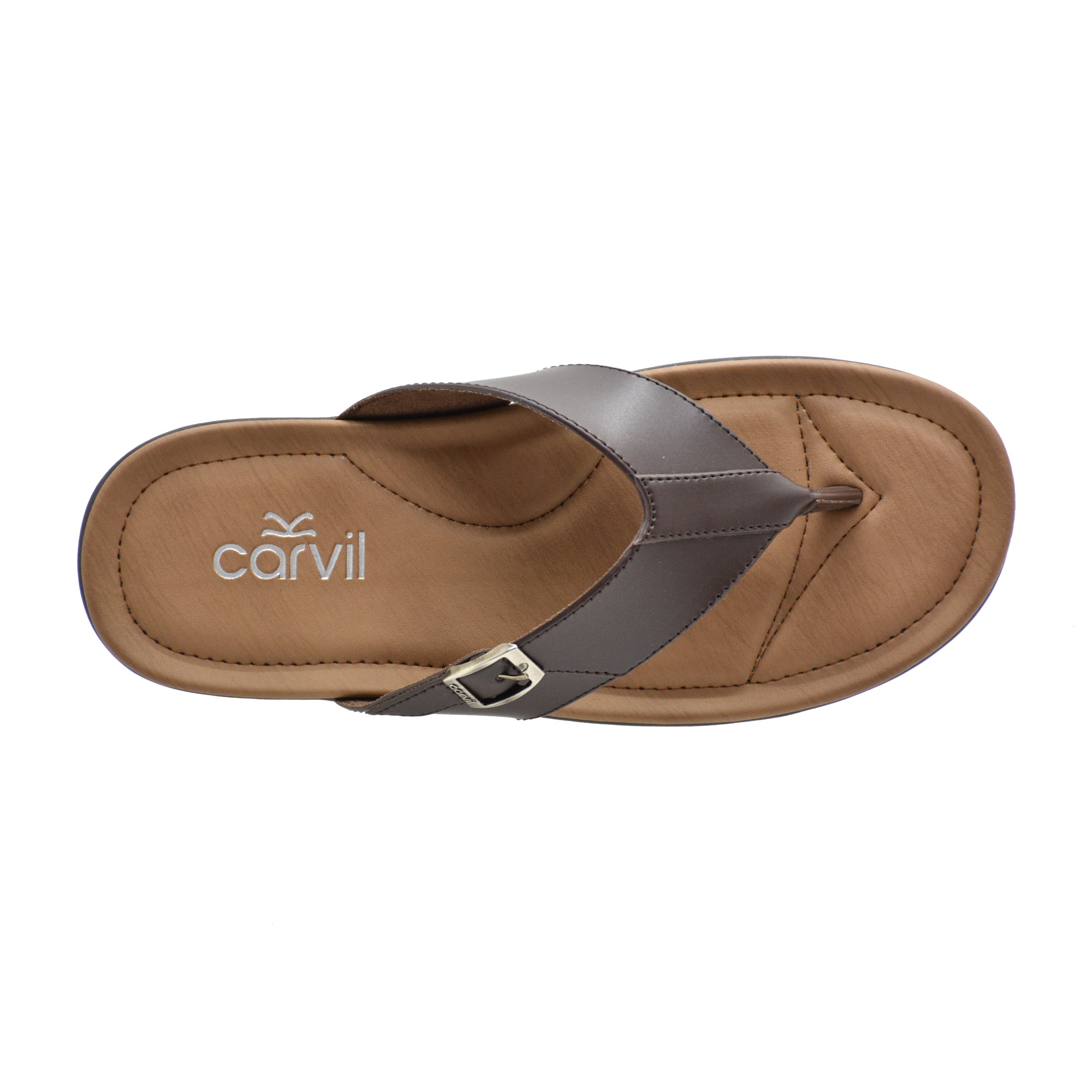 Carvil Sandal Pria FLAVO-01 M DARK BROWN