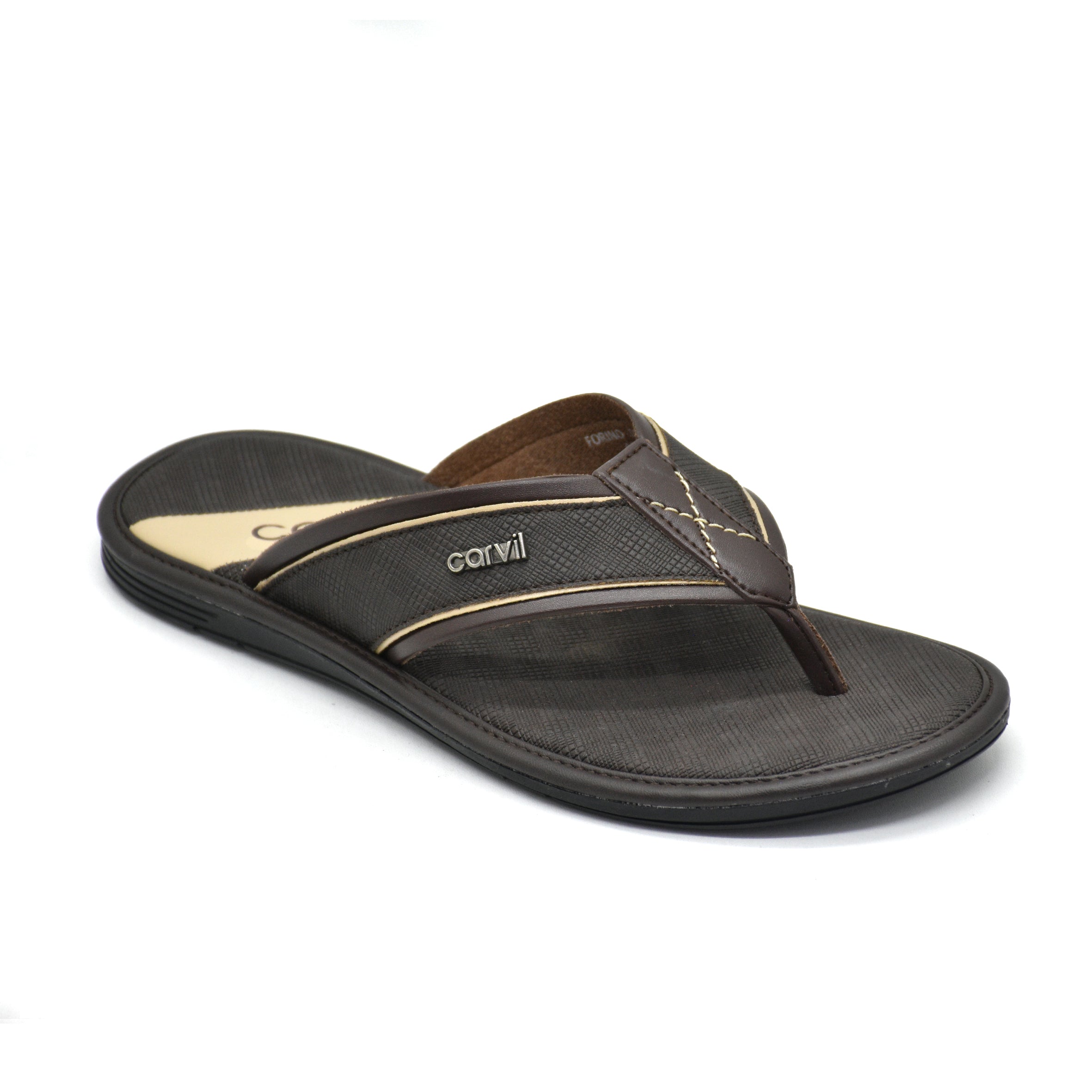 Carvil Sandal Pria FORINO-01 M DARK BROWN