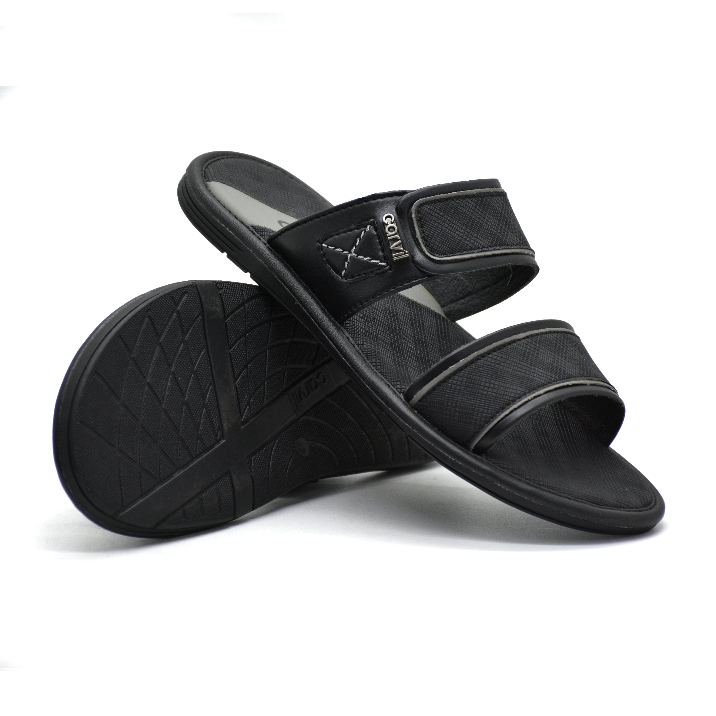 Carvil Sandal Pria FORINO-02 M BLACK
