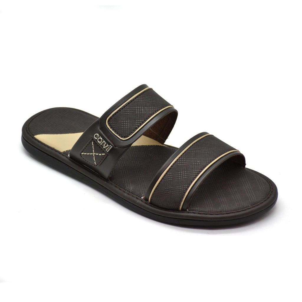 Carvil Sandal Pria FORINO-02 M DARK BROWN