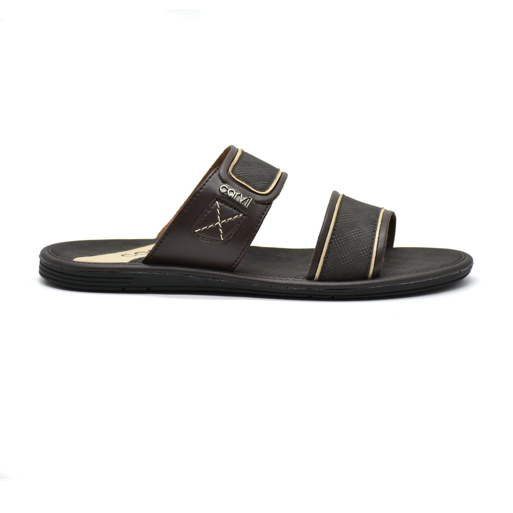 Carvil Sandal Pria FORINO-02 M DARK BROWN