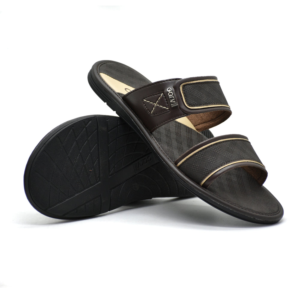 Carvil Sandal Pria FORINO-02 M DARK BROWN