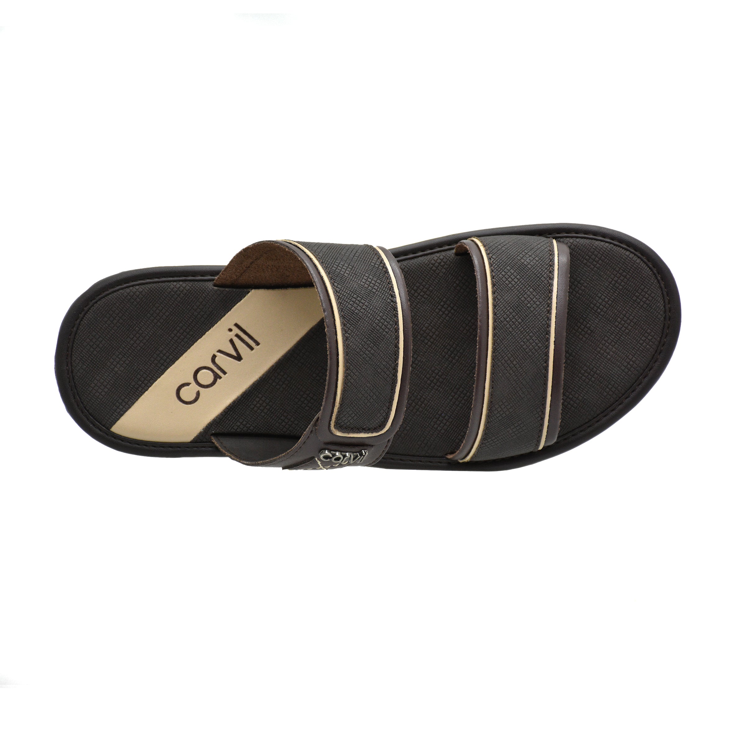 Carvil Sandal Pria FORINO-02 M DARK BROWN