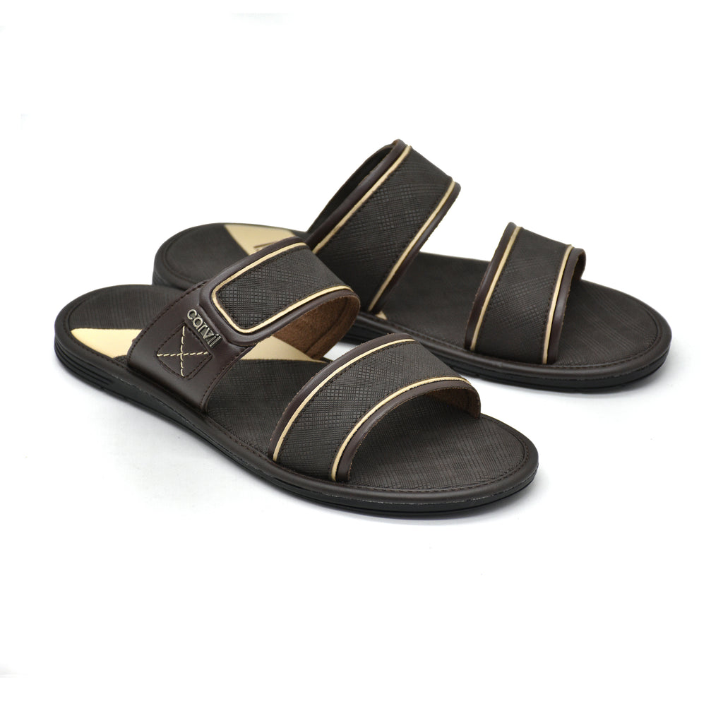 Carvil Sandal Pria FORINO-02 M DARK BROWN