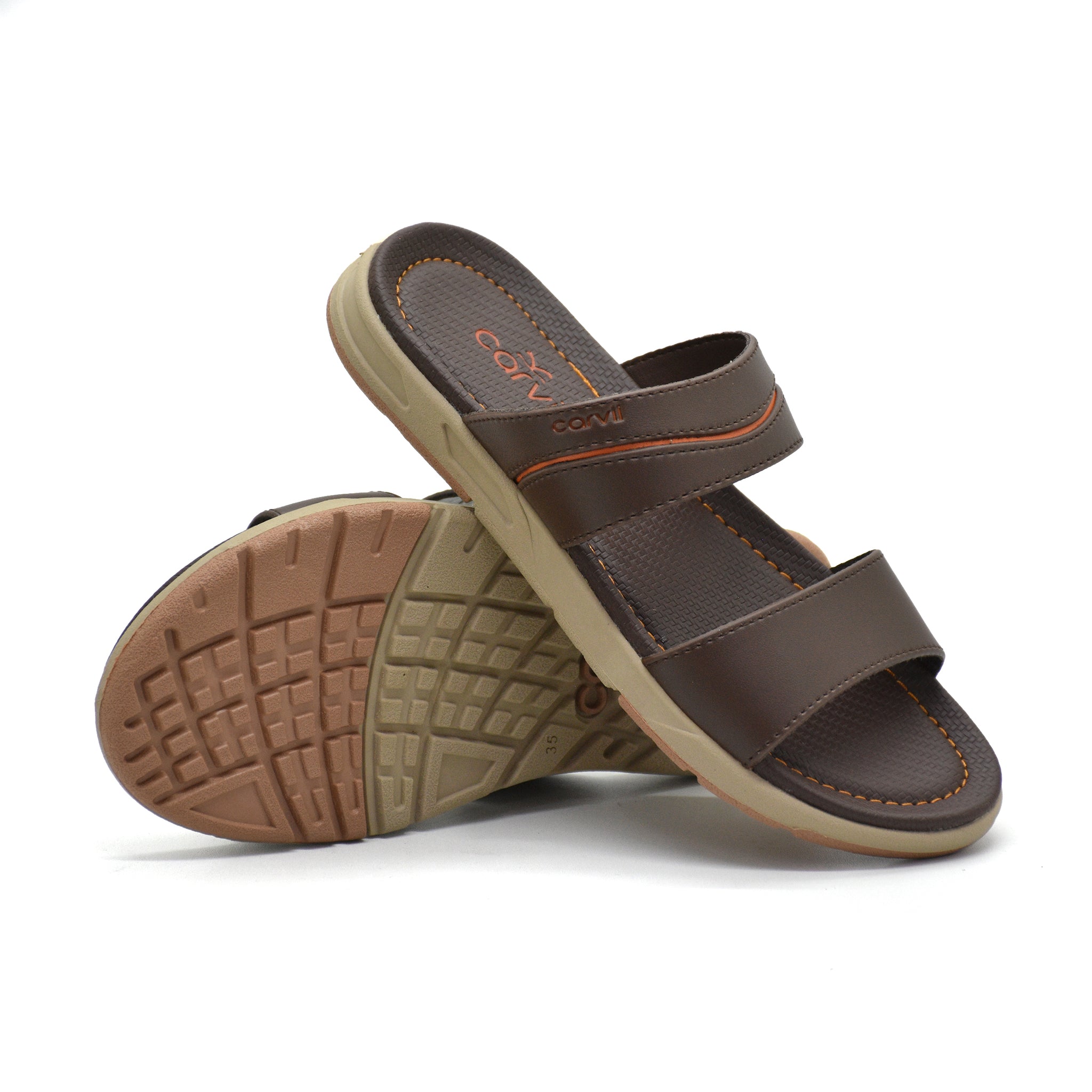 Carvil Sandal Anak FRENO-02 TP DARK BROWN