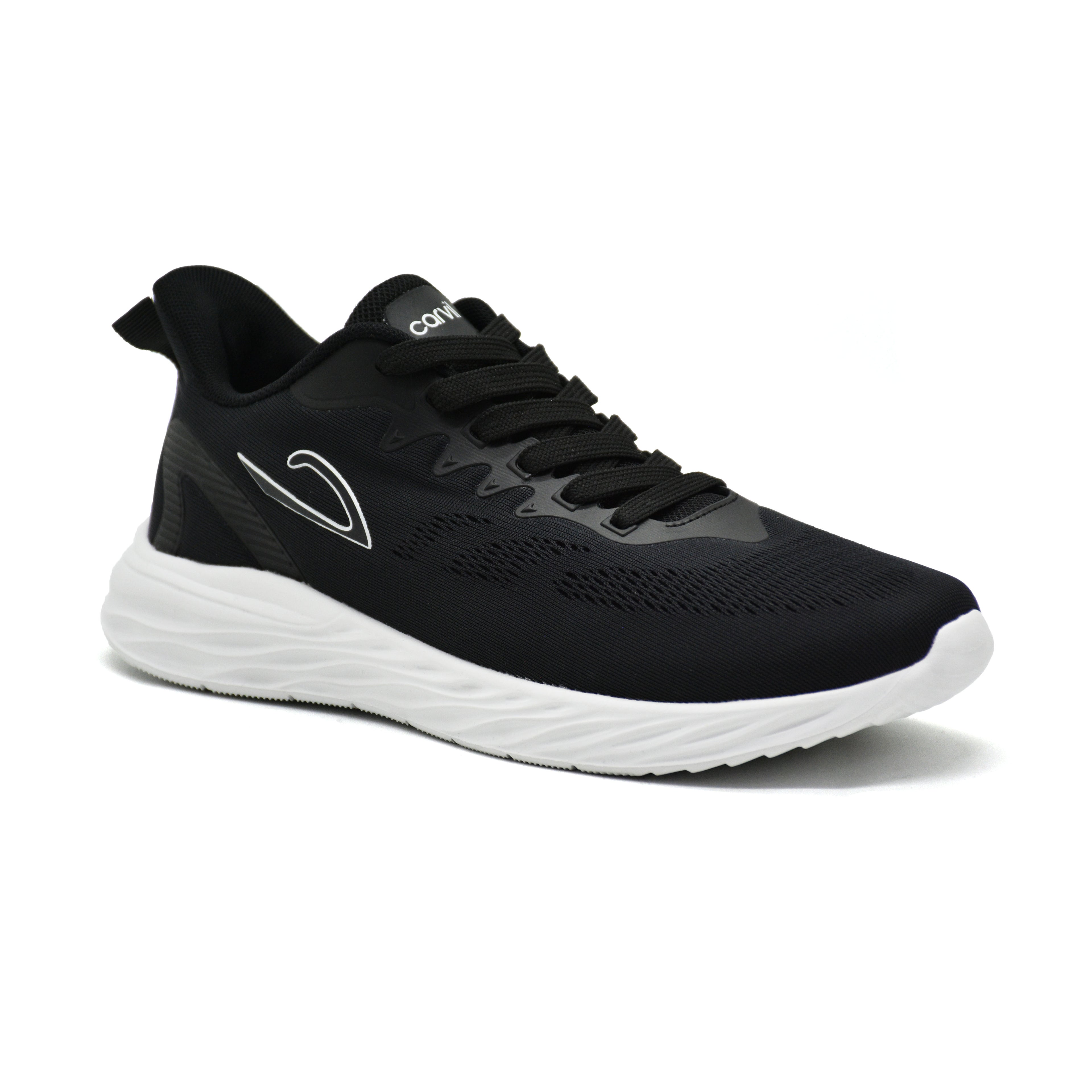 Carvil Sepatu Pria GAFFI-SM BLACK/WHITE