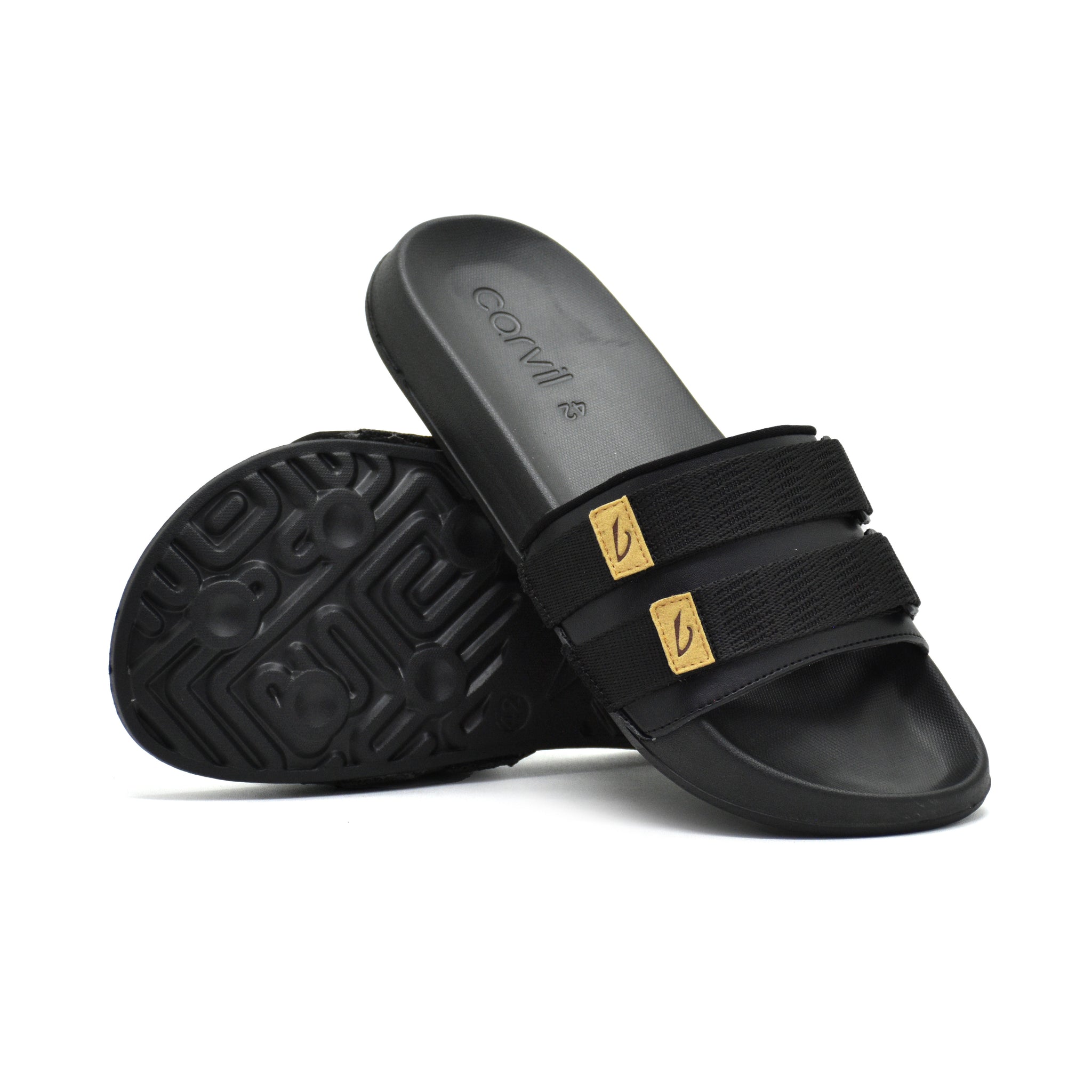 Carvil Sandal Pria Garnaco - SS Black