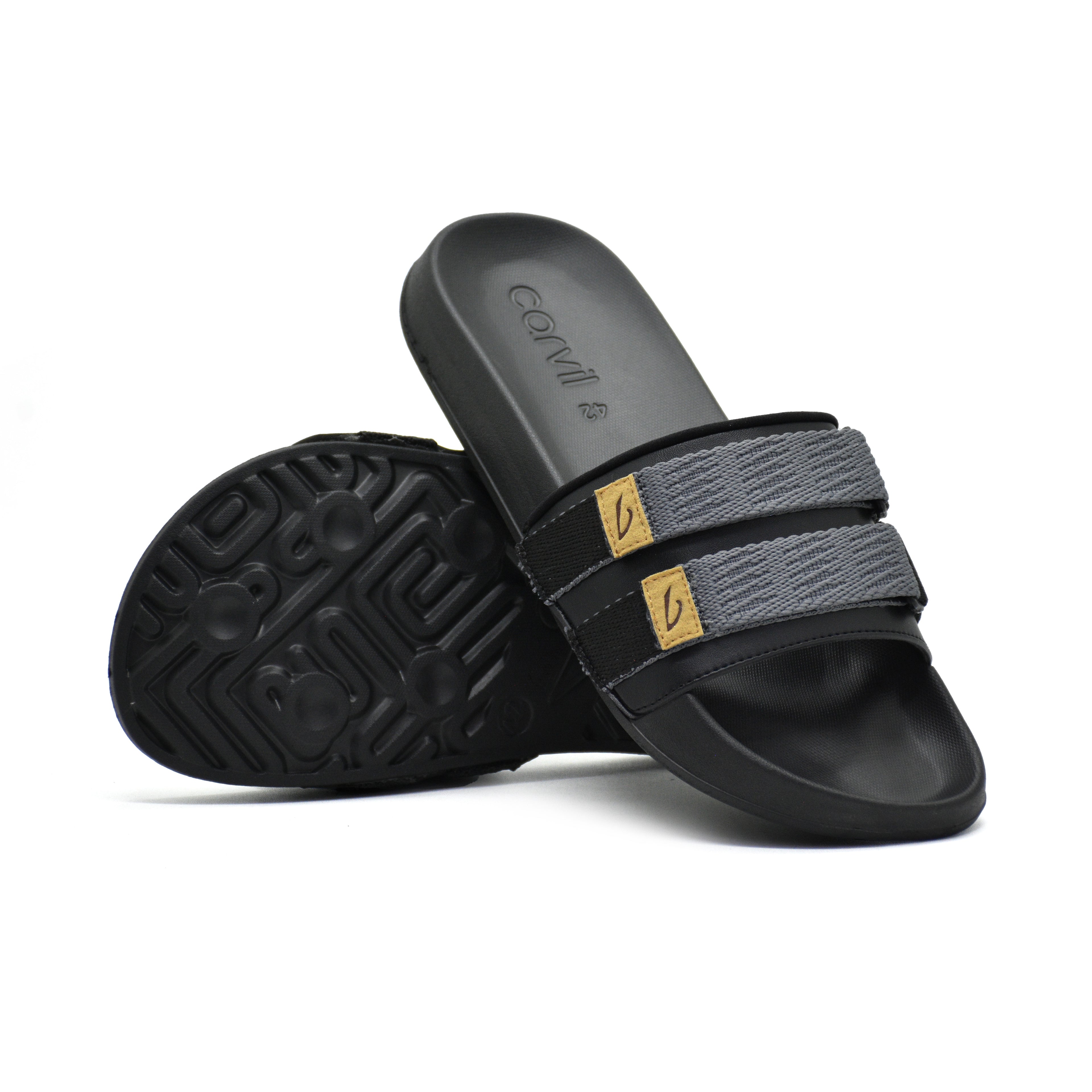 Carvil Sandal Pria Garnaco - SS Dark Grey