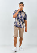 Carvil Kemeja Pria SS GEINO - NVW NAVY/BLUE