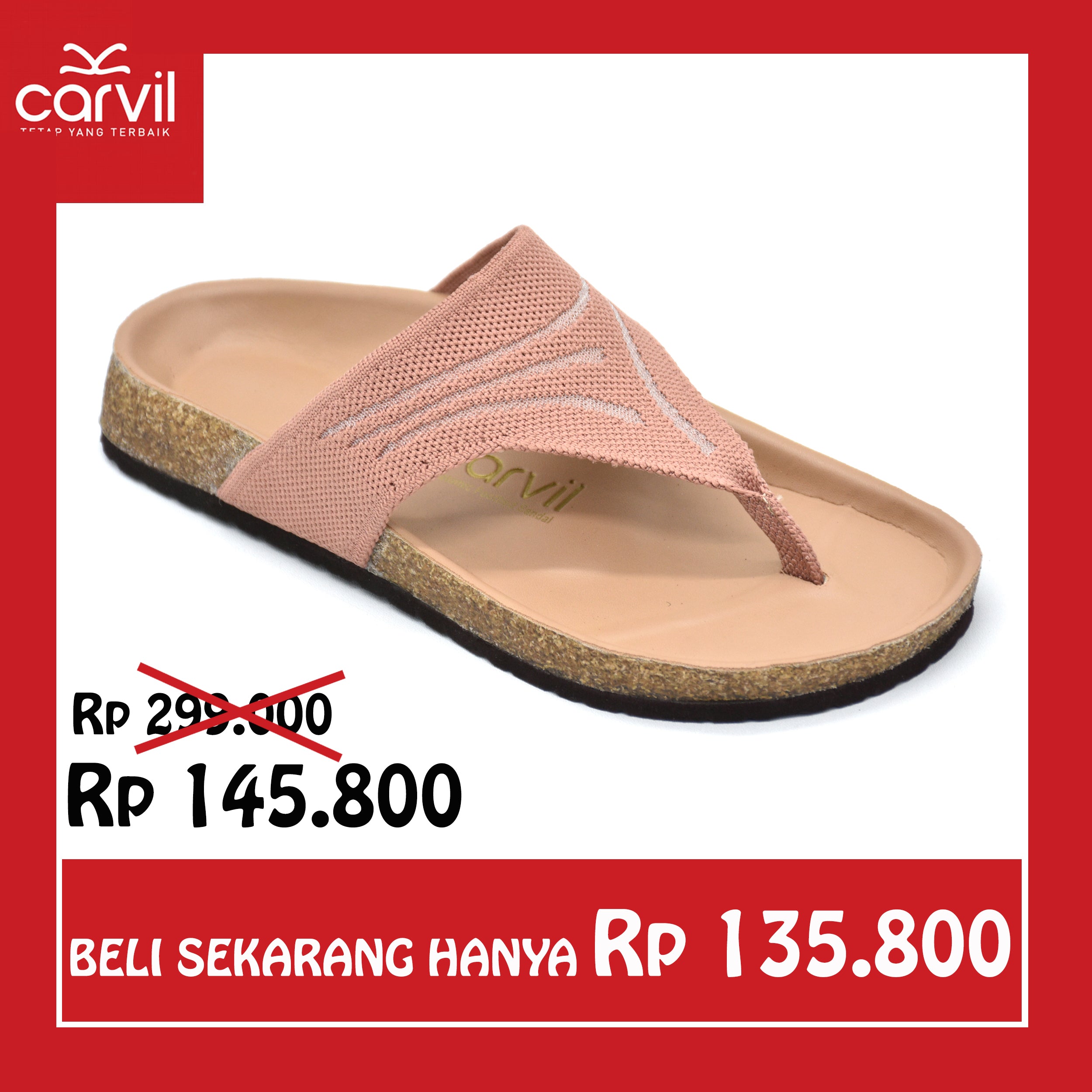 Carvil Sandal Wanita GEMMI-01 SALEM