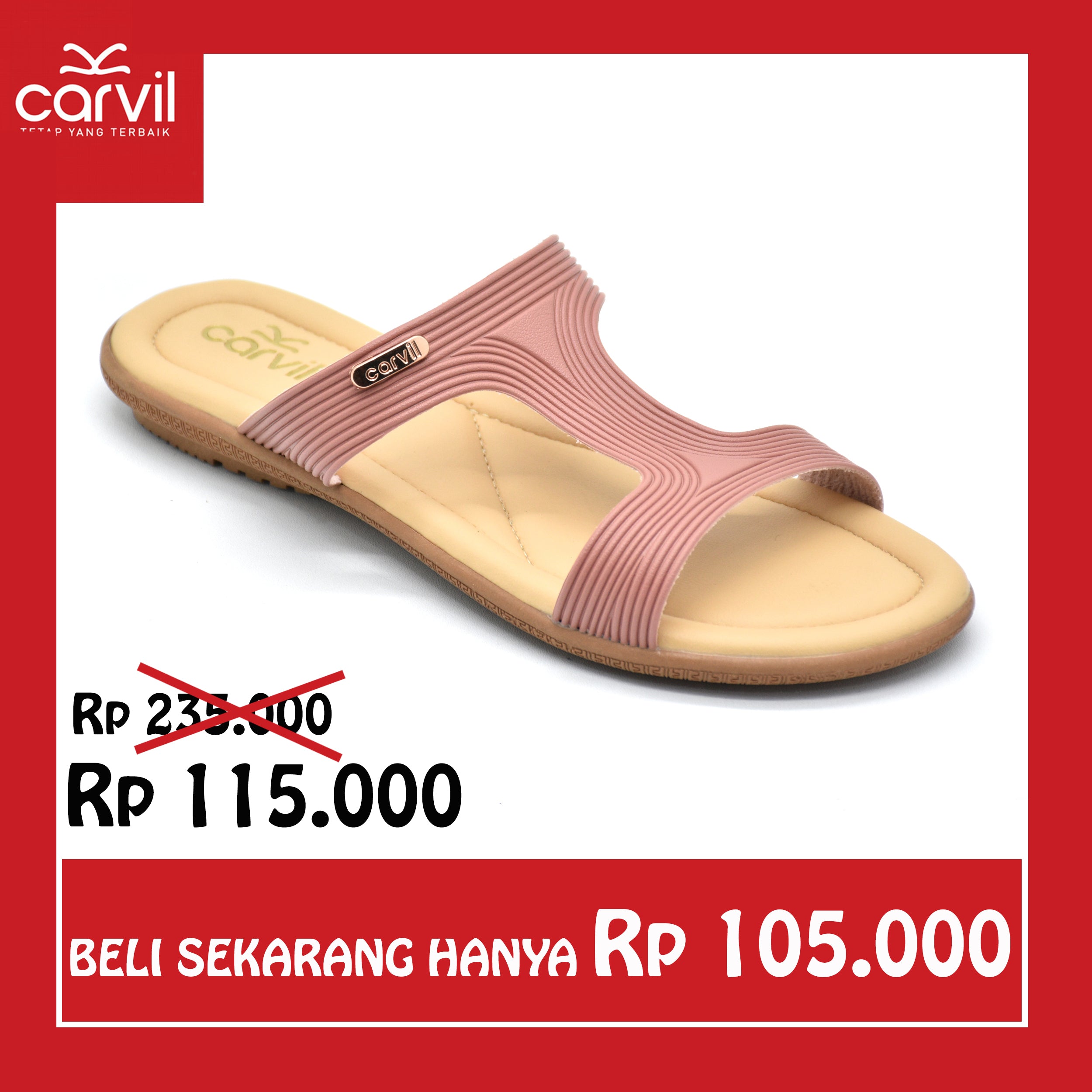 Carvil Sandal Wanita GHEA-03 L SALEM