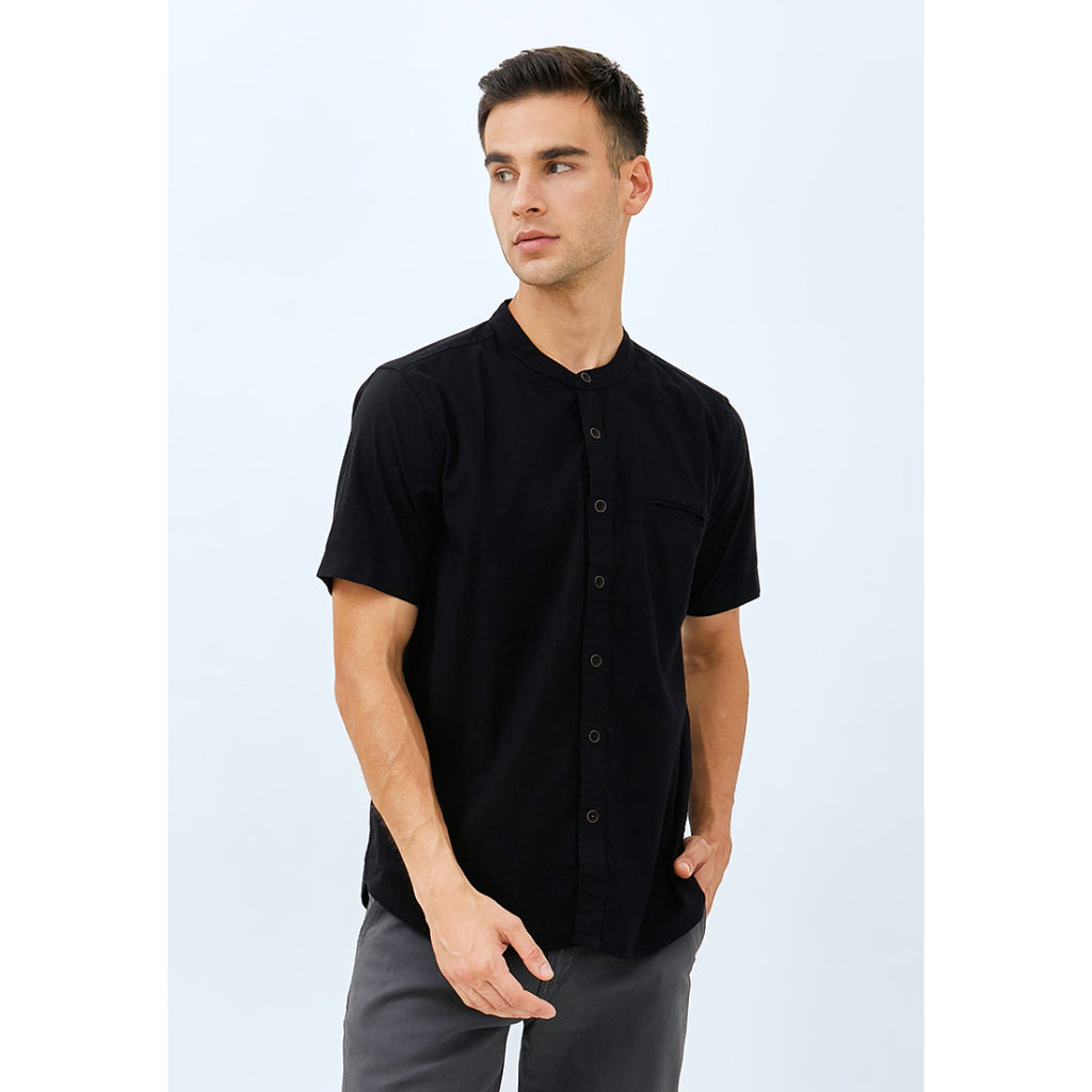 Carvil Baju Koko Man GIBRAN-BLK