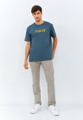 Carvil Kaos Pria GOLDY - BLU BLUE