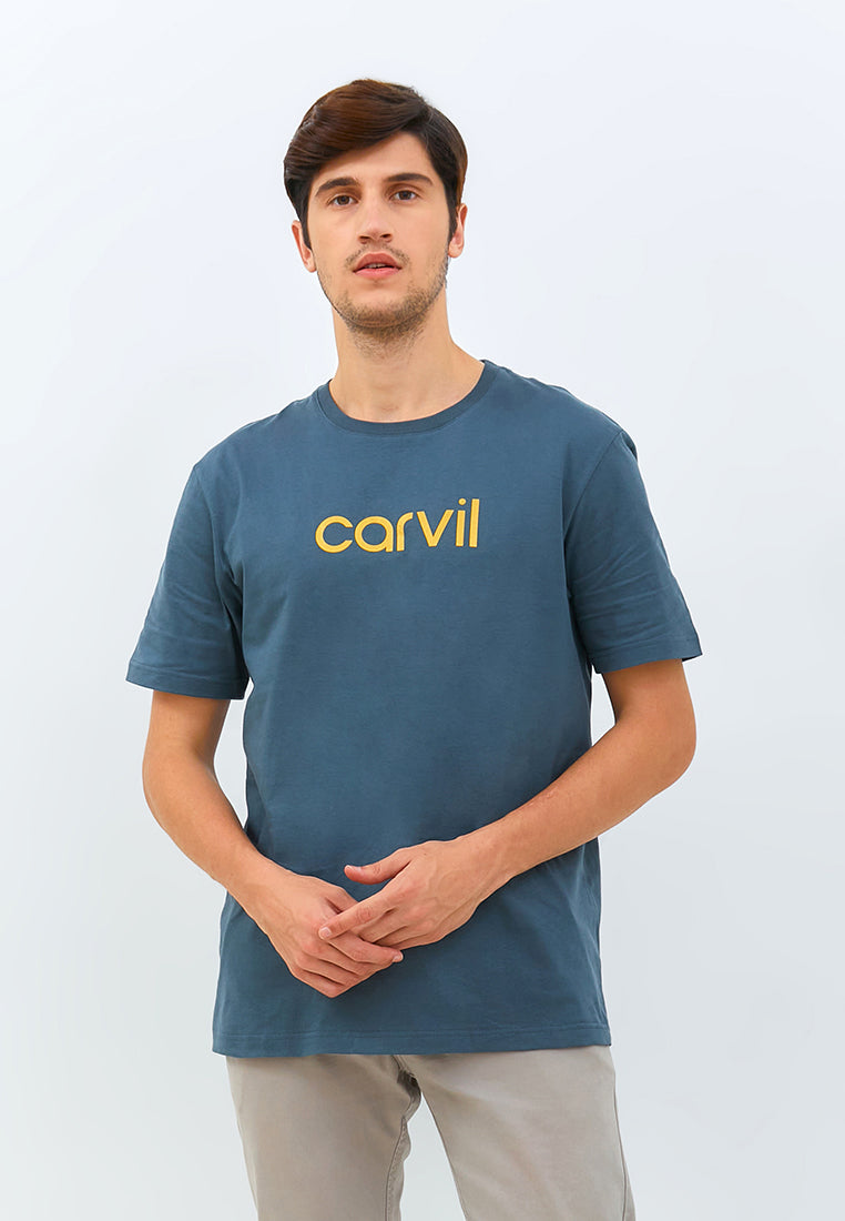 Carvil Kaos Pria GOLDY - BLU BLUE