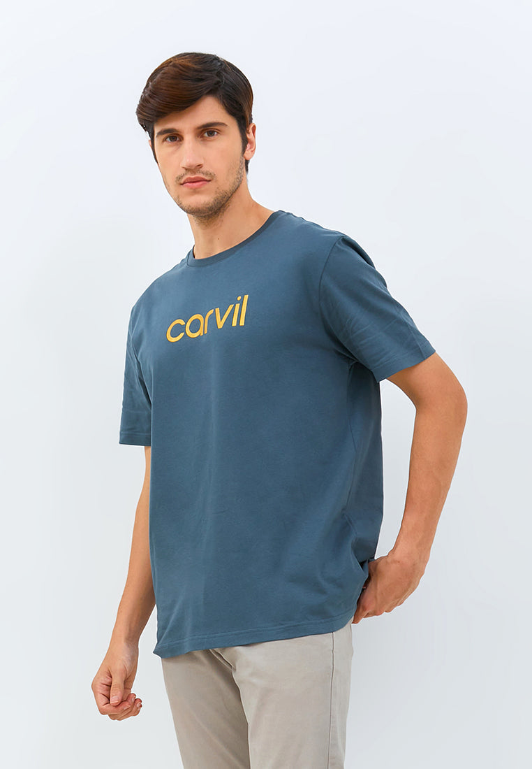 Carvil Kaos Pria GOLDY - BLU BLUE