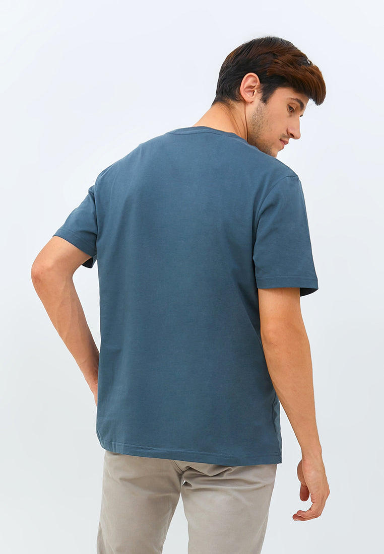 Carvil Kaos Pria GOLDY - BLU BLUE
