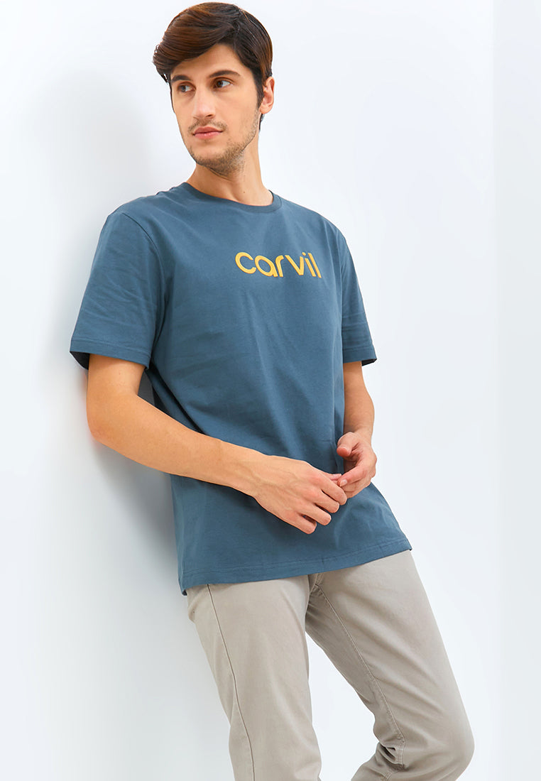 Carvil Kaos Pria GOLDY - BLU BLUE