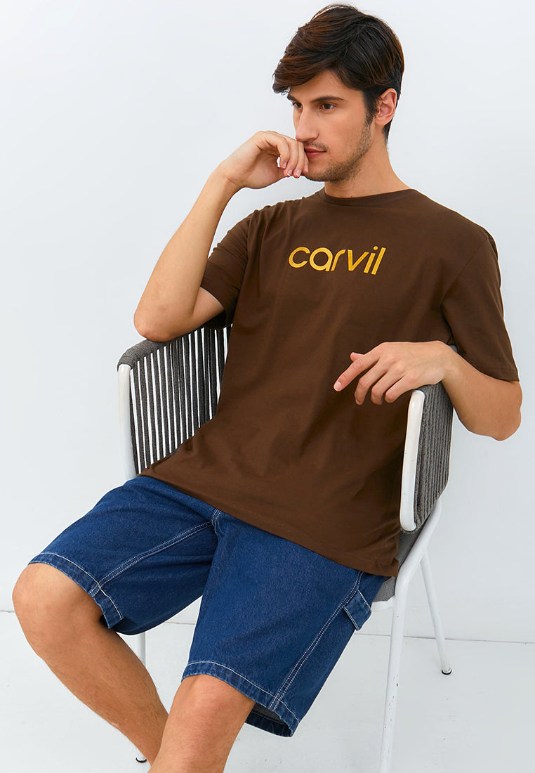 Carvil Kaos Pria GOLDY - BRO BROWN