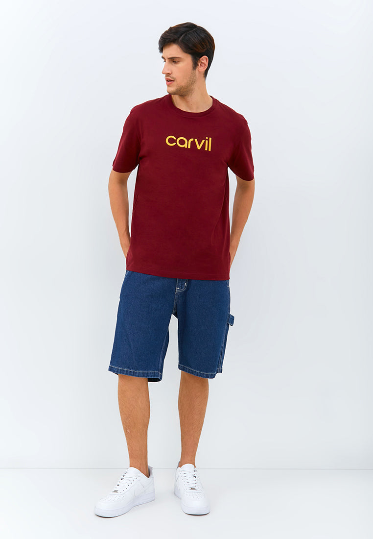 Carvil Kaos Pria GOLDY - MRN MAROON