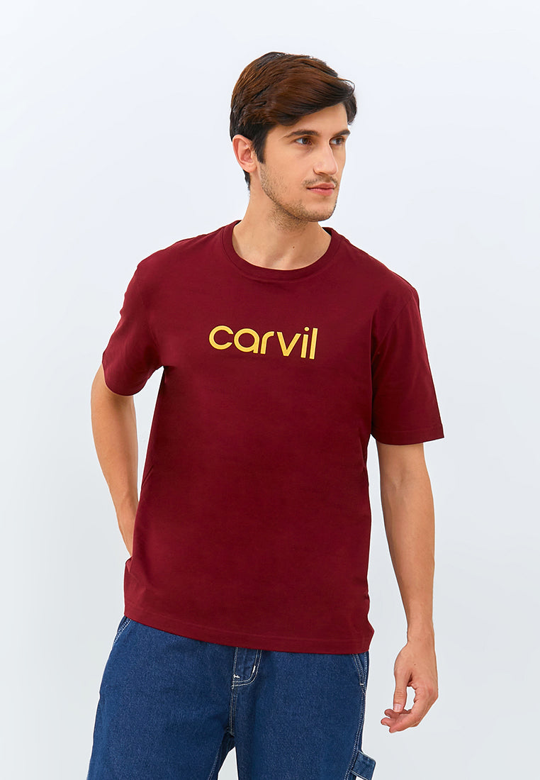 Carvil Kaos Pria GOLDY - MRN MAROON