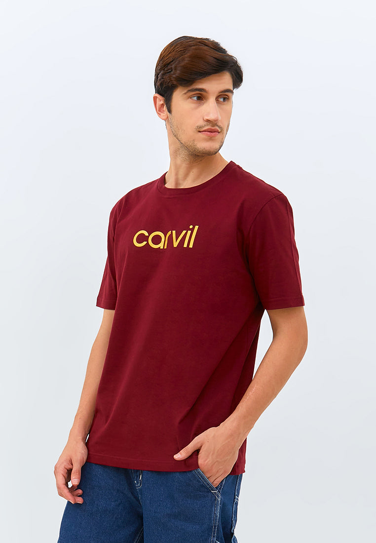 Carvil Kaos Pria GOLDY - MRN MAROON