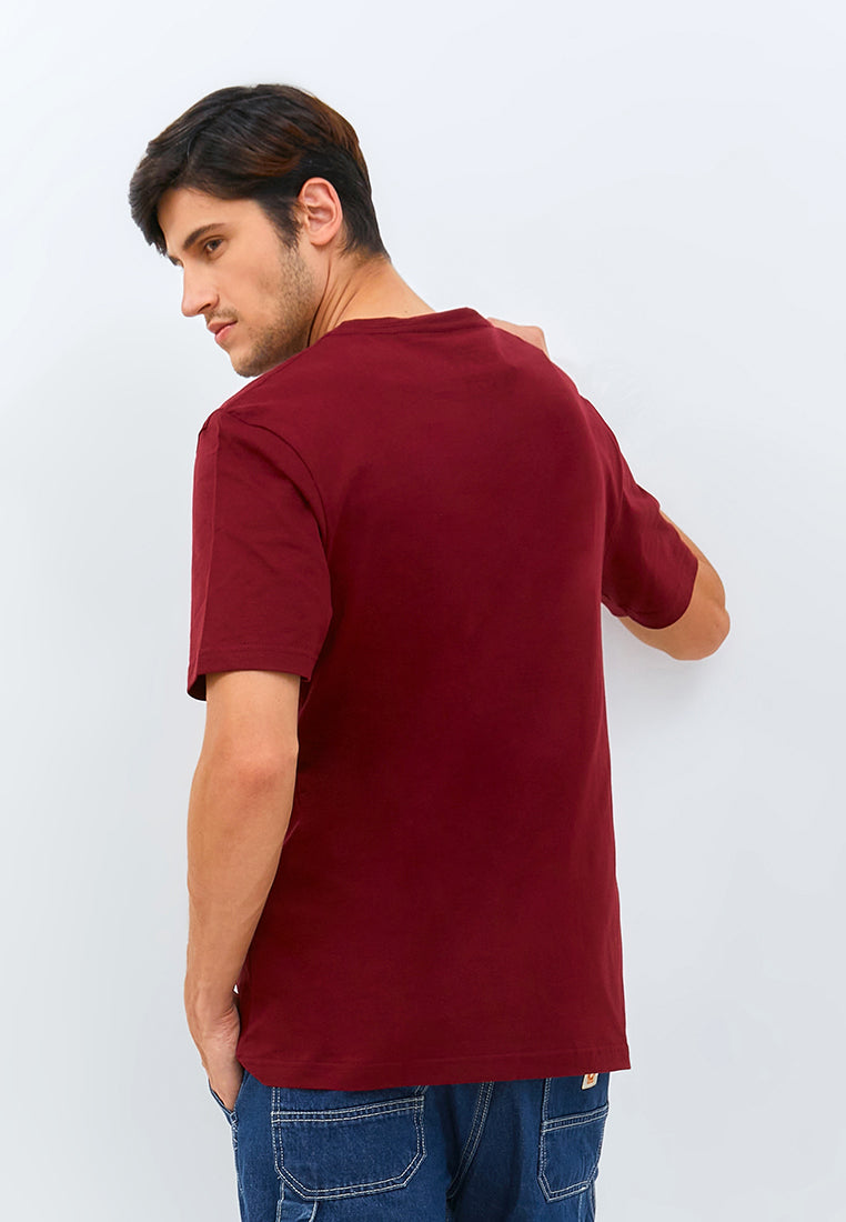 Carvil Kaos Pria GOLDY - MRN MAROON