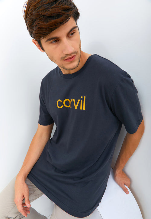 Carvil Kaos Pria GOLDY - NVI NAVY