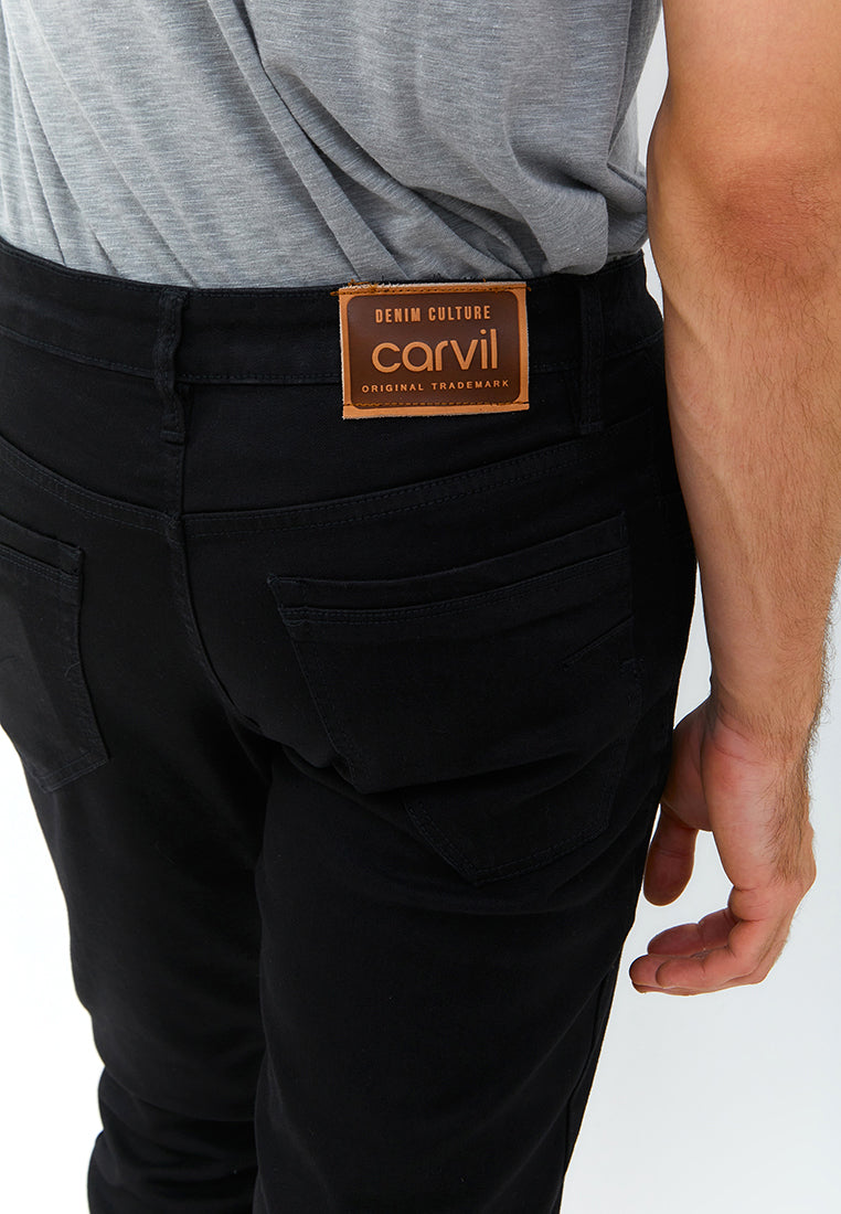 Carvil Jeans Pria HARE - BLACK