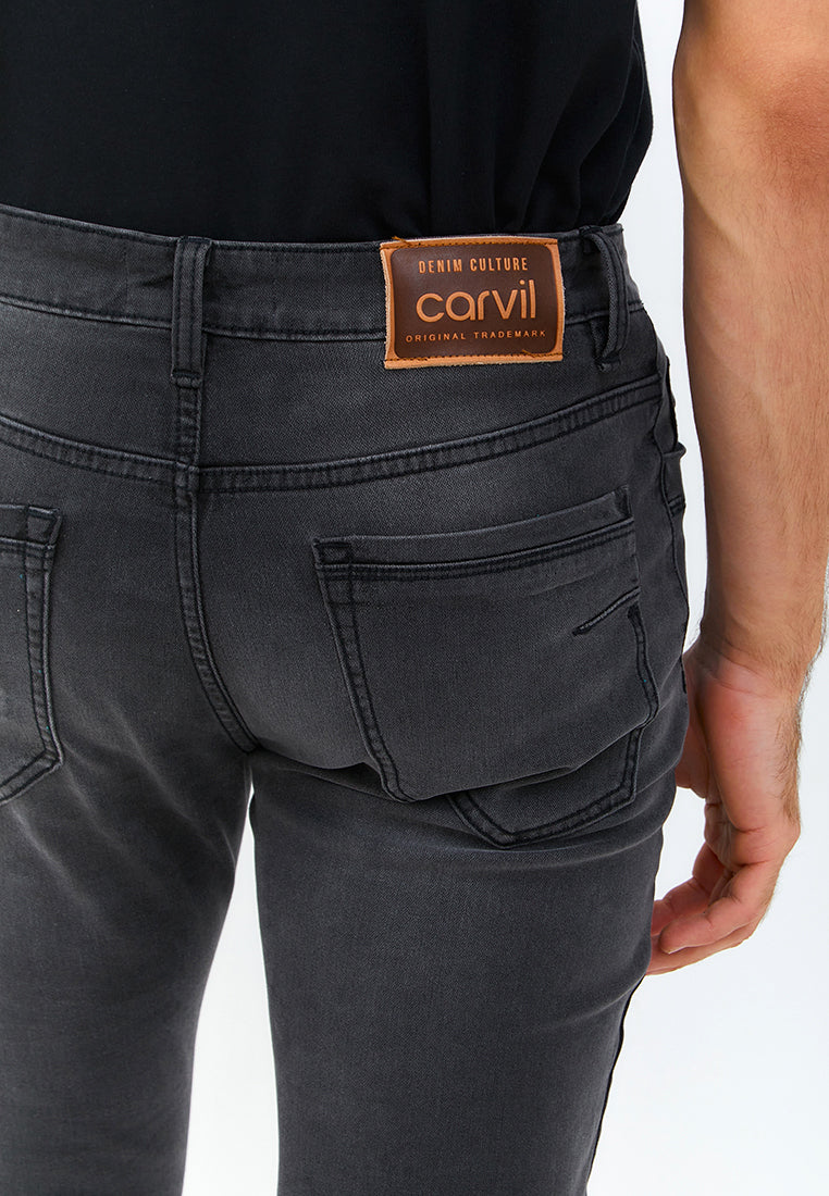 Carvil Jeans Pria HARE - DARK GREY