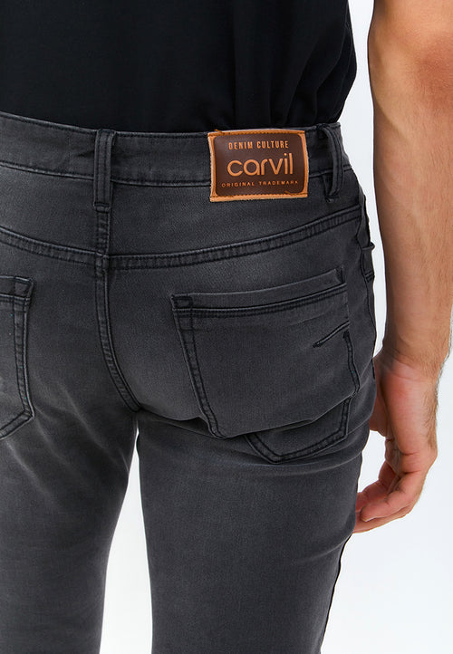 Carvil Jeans Pria HARE - DARK GREY