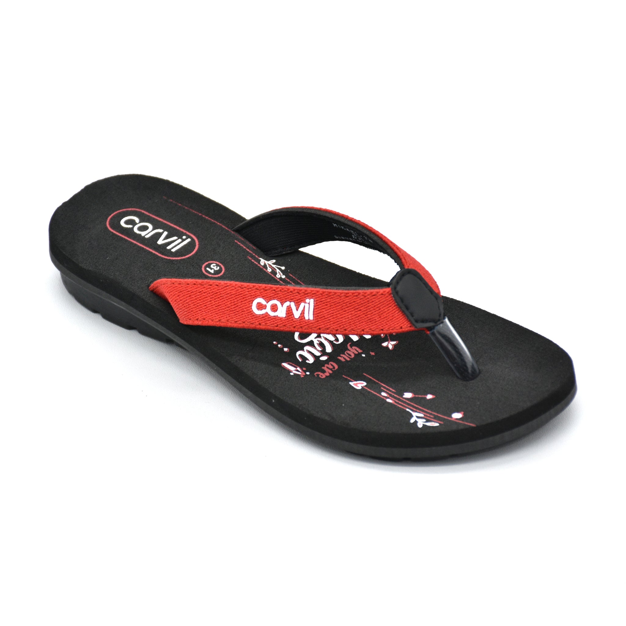 Carvil Sandal Anak HIKARI-TW - BLACK/RED