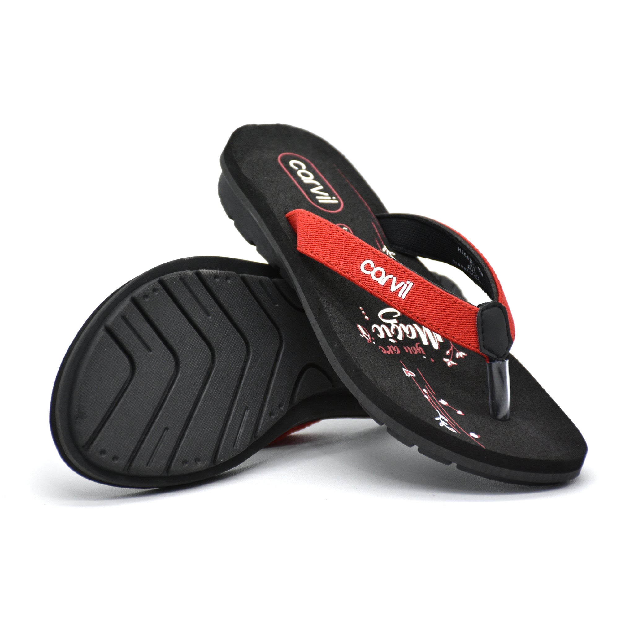 Carvil Sandal Anak HIKARI-TW - BLACK/RED